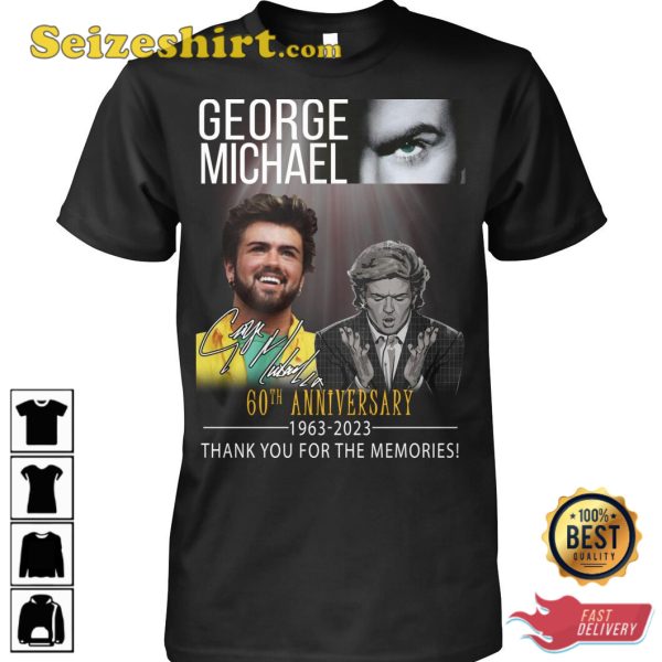 George Michael 60th Anniversary 1963 20223 T-Shirt