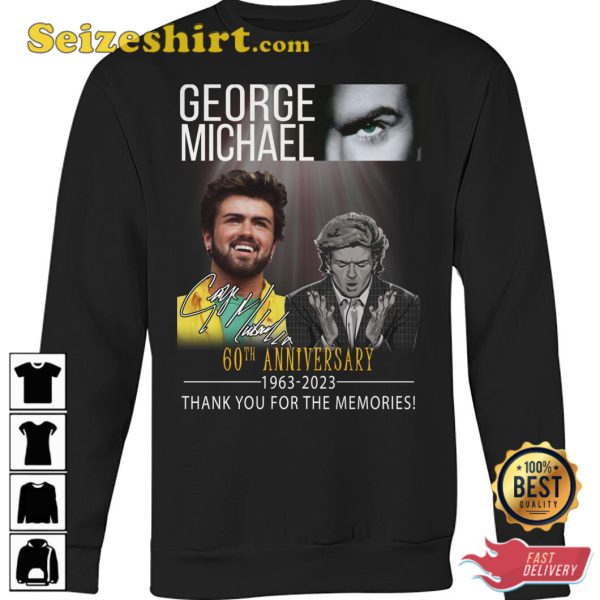 George Michael 60th Anniversary 1963 20223 T-Shirt