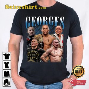 Georges St-pierre Fighter MMA Vintage T-shirt