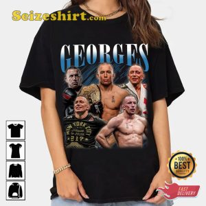Georges St-pierre Fighter MMA Vintage T-shirt