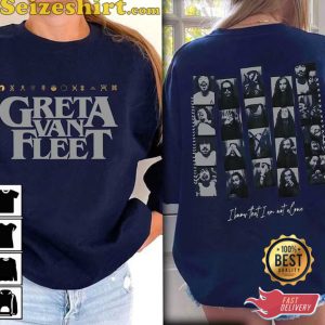 Greta Van Fleet Dream In Gold World Tour 2023 T-Shirt