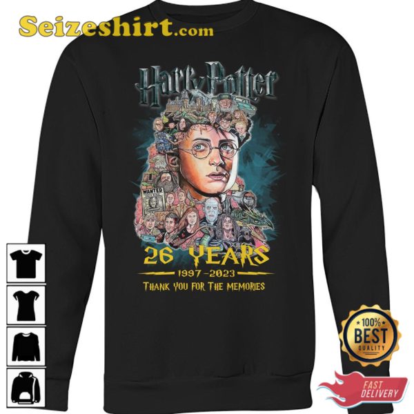 Harry Potter 26 Years 1997 2023 T-Shirt