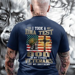 I Took A DNA Test God Is My Father Veterans Are My Brothers Classic T-Shirt