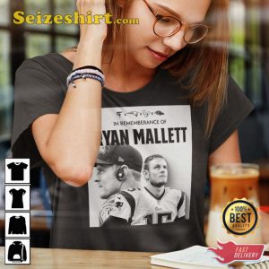 In Rememberance Of Ryan Mallett 1988 2023 T-Shirt