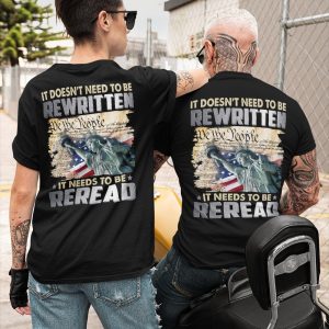 It Does Not Need To Be Rewritten It Needs To Be Reread Classic T-Shirt