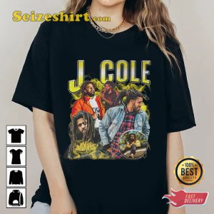 J Cole Rapper Thank For A Memorable Vintage T-shirt