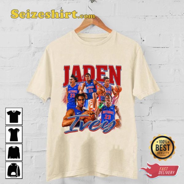 Jaden Ivey Detroit Pistons NBA Basketball Vintage T-shirt