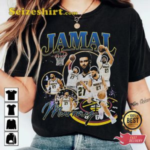 Jamal Murray Blue Arrow Nuggets Basketball Fan T-shirt