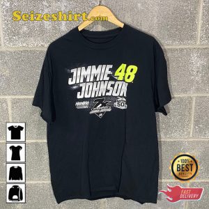Jimmie Johnson Racing Driver Fan Gift T-shirt