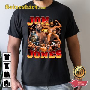 Jon Bones Jones UFC Fighter Vintage T-shirt