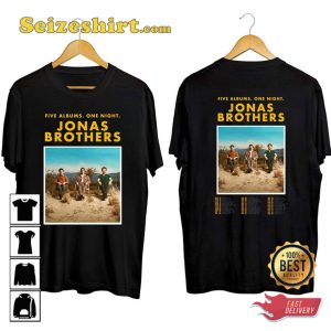 Jonas Brothers Concert Five Albums One Night Tour T-shirt