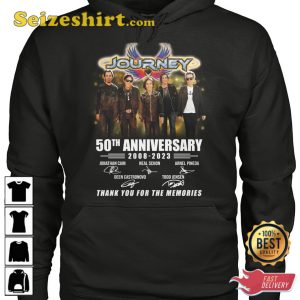 Journey 50th Anniversary 2008 2023 T-Shirts