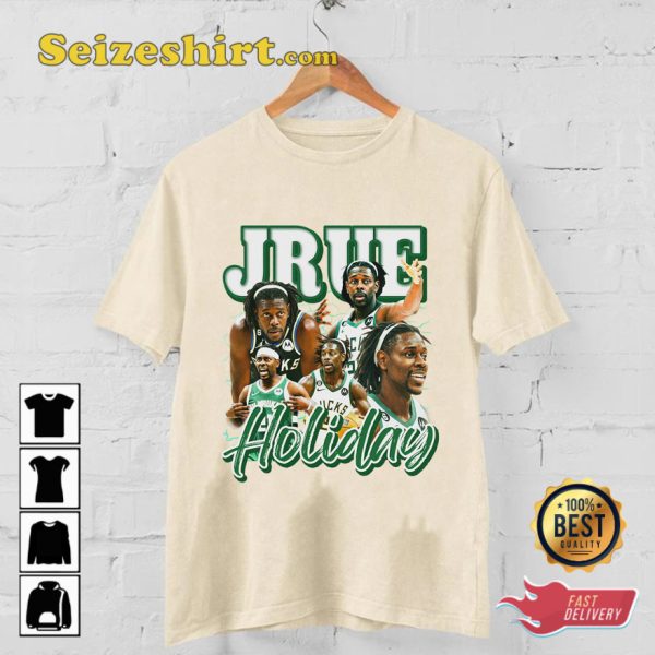 Jrue Holiday Milwaukee Bucks NBA Vintage T-Shirt