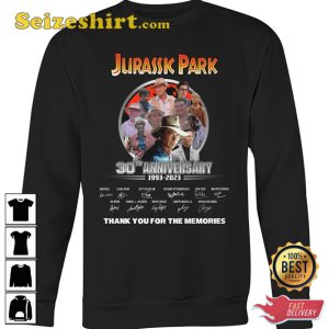 Jurassic Park 30th Anniversary 1993 2023 T-Shirt