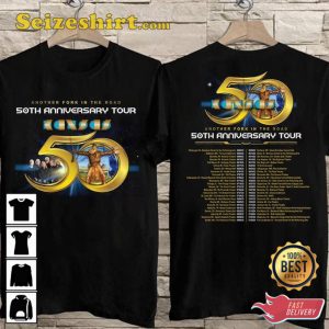Kansas Band Tour 2023 Another Folk In The Road 50th Anniversary T-Shirt