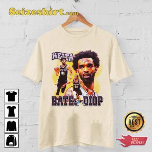 Keita Bates-diop Spurs NBA Basketball Vintage T-shirt