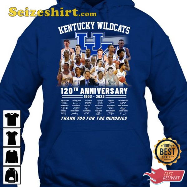 Kentucky Wildcats 120th Anniversary 1903 2023 T-Shirt