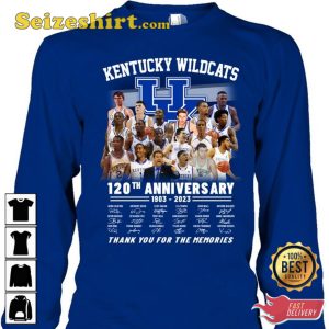 Kentucky Wildcats 120th Anniversary 1903 2023 T-Shirt