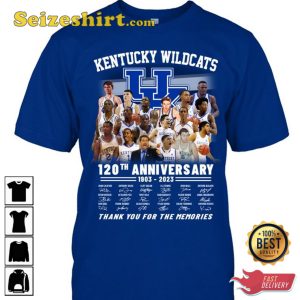 Kentucky Wildcats 120th Anniversary 1903 2023 T-Shirt