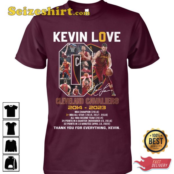 Kevin Love Cleveland Cavaliers 2014 2023 T-Shirt