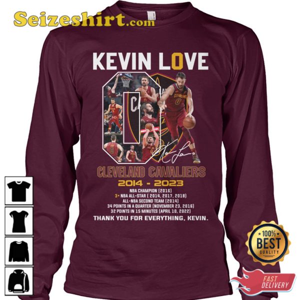 Kevin Love Cleveland Cavaliers 2014 2023 T-Shirt