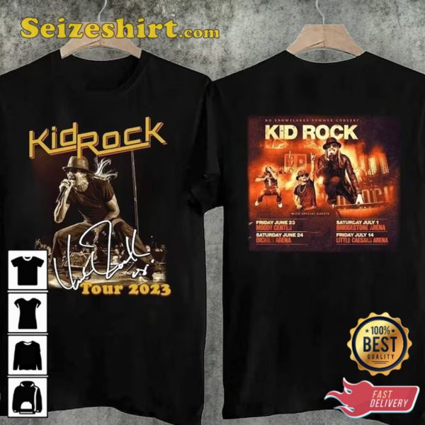 Kid Rock World Tour 2023 Unisex Cotton T-Shirt