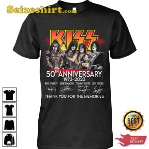Kiss 50th Anniversary 1973 2023 T-Shirt