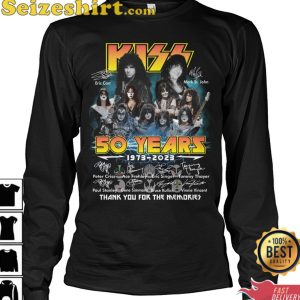 Kiss Band 50 Years 1973 2023 T-Shirt