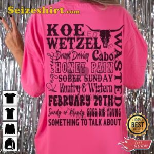 Koe Wetzel Wasted Music Cotton T-Shirt