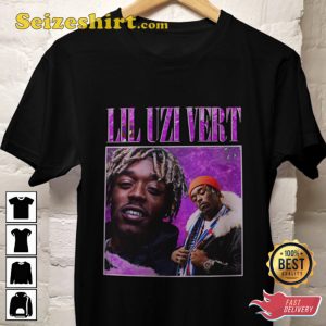 Lil Uzi Vert Rapper Rare Black Vintage T-Shirt
