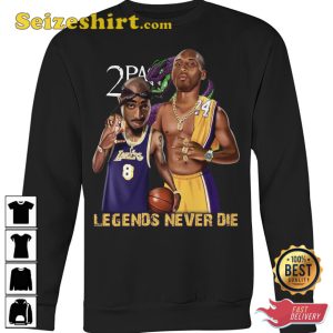 Official 2pac remember me Kobe Bryant Lakers legends never die T