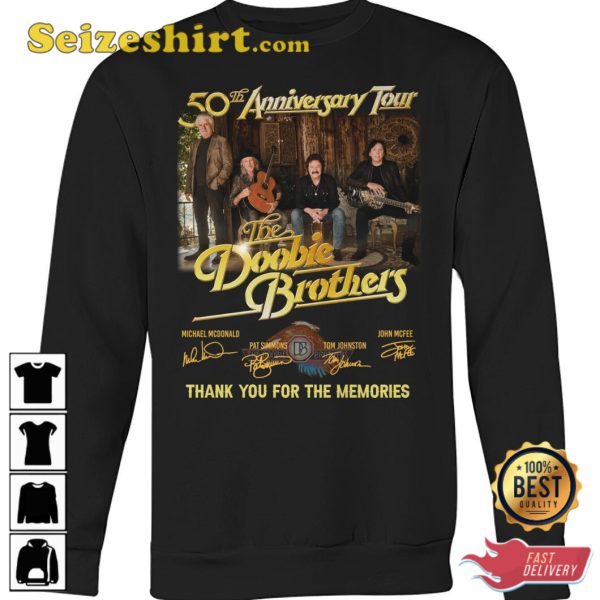 The Doobie Brothers 50th Anniversary Tour T-Shirt