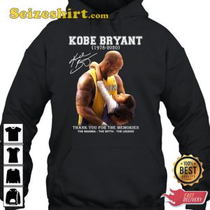 Kobe Bryant 1978 2020 Thank You For The Memories T-Shirt