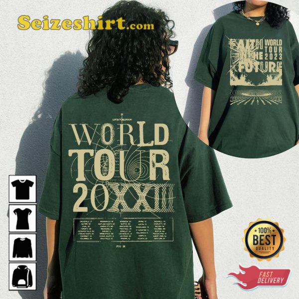 Louis Tomlinson Tour 2023 Faith In The Future Concert T-shirt