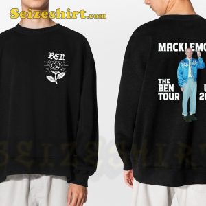 Macklemore BEN Tour 2023 Rapper Fan Gift 2 Side T-Shirt