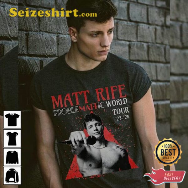 Matt Rife Proble Mattic World Tour 2023 Cotton T-Shirt