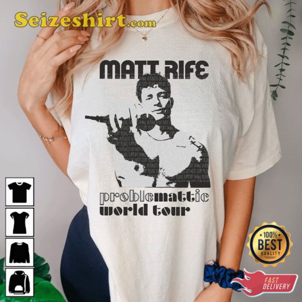 Matt Rife Proble Mattic World Tour T-Shirt