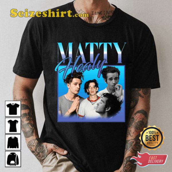 Matty Healy 1975 Rock Band Vintage T-shirt