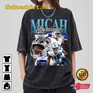 Micah Parsons Vintage Washed Shirt Outside Linebacker Homage