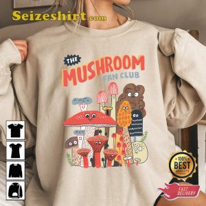 Mushroom Fan Club Graphic Unisex T-shirt