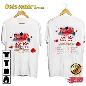 Ne-yo Champagne and Roses Tour With Robin Thicke And Mario T-shirt