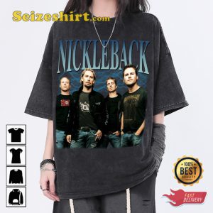 Nickelback Tour Rock Band Fan Gift Vintage T-shirt