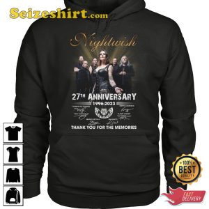 Nightwish 27th Anniversary 1996 2023 T-Shirt