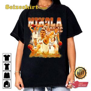 Nuggets Nikola Jokić NBA Fan Vintage 90s T-shirt