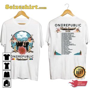 Onerepublic 2023 Europe Tour Live In Concert T-shirt