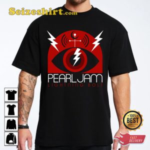 Pearl Jam Lightning Bolt Album Cover T-shirt