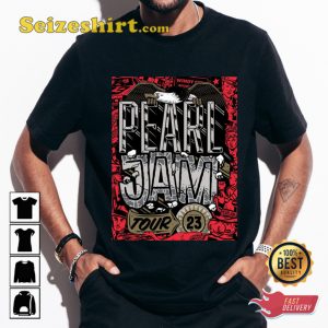 Pearl Jam Tour 2023 Music Concert T-shirt