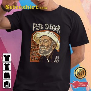 Pete Seeger Folk Musician Legend Memories T-shirt