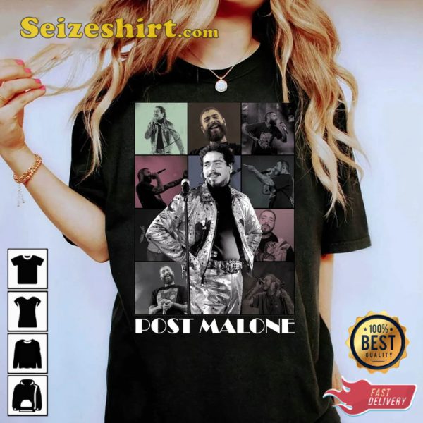 Posty Malone Music Concert 2023 Gift For Fan T-Shirt