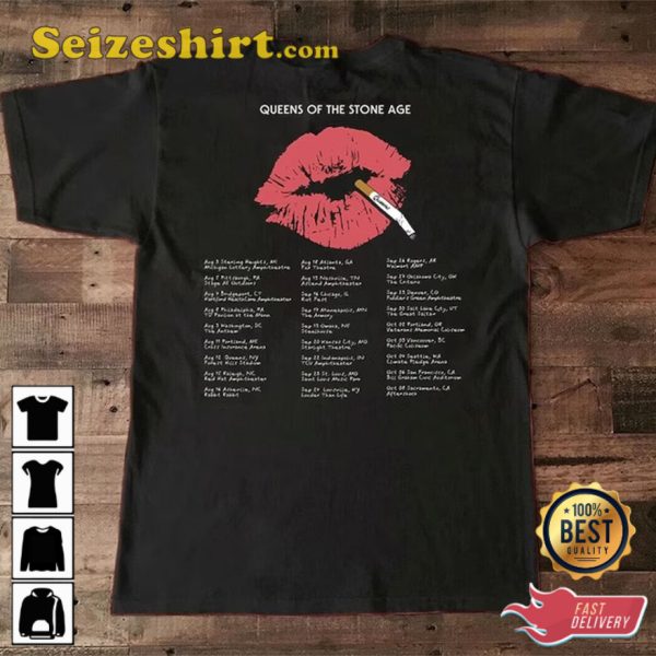 Queens of the Stone Age The End is Nero Tour 2023 T-Shirt